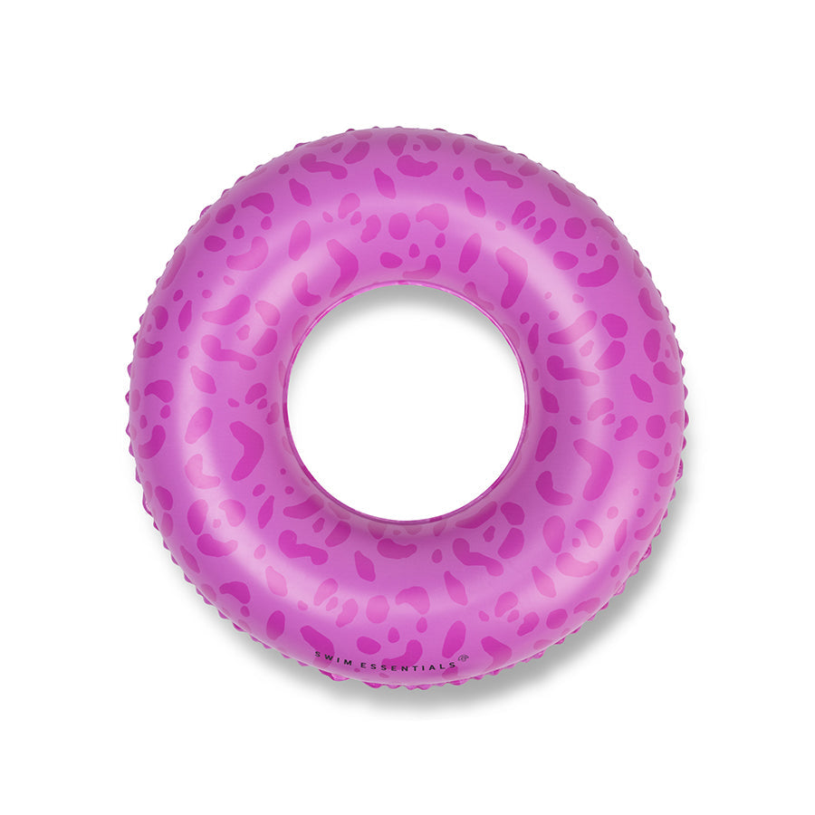 Léopard | Bande de natation rose Ø 55 cm