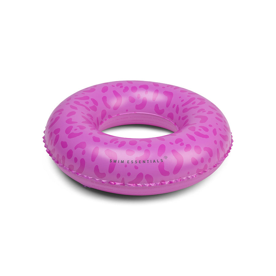 Léopard | Bande de natation rose Ø 55 cm
