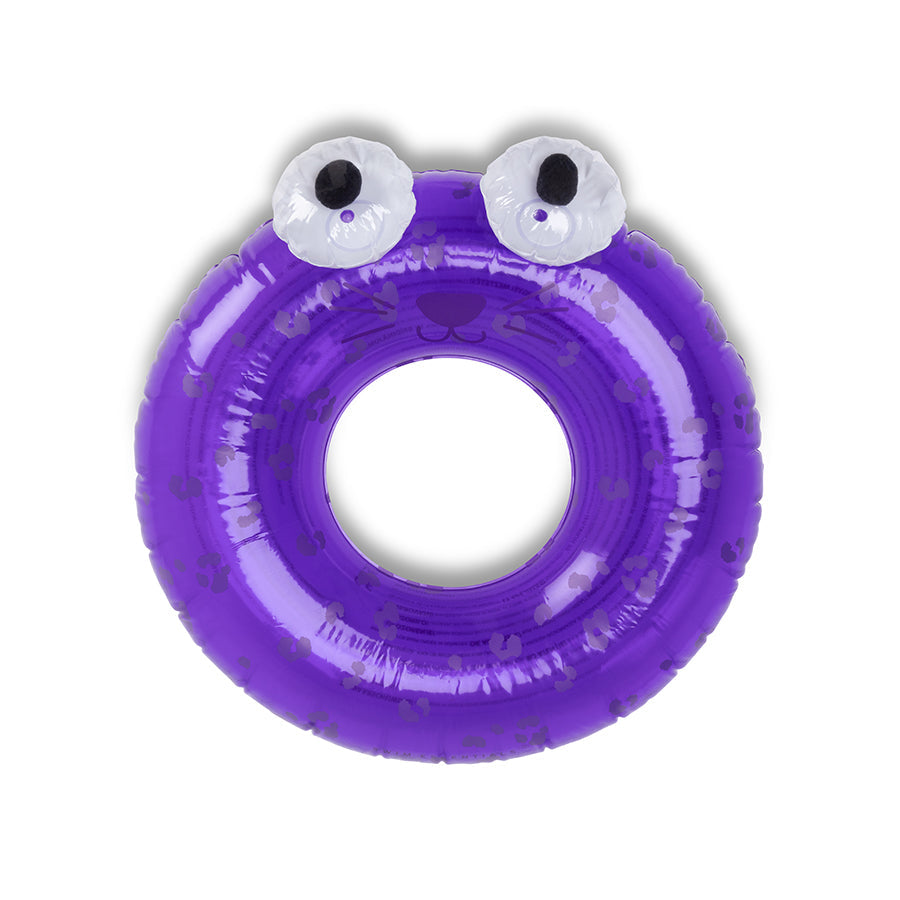Léopard | Ruban de natation animal rose Ø 65 cm