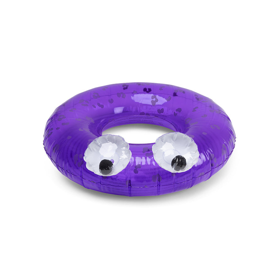 Léopard | Ruban de natation animal rose Ø 65 cm