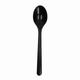 Cuillère réutilisable noire pp 185mm (50 pièces)