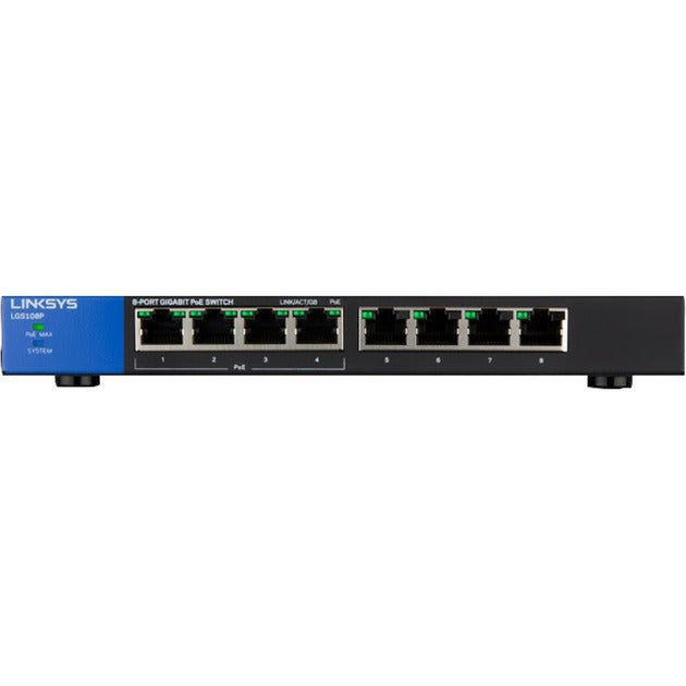 Linksys lgs108p commutateur non géré Poe +