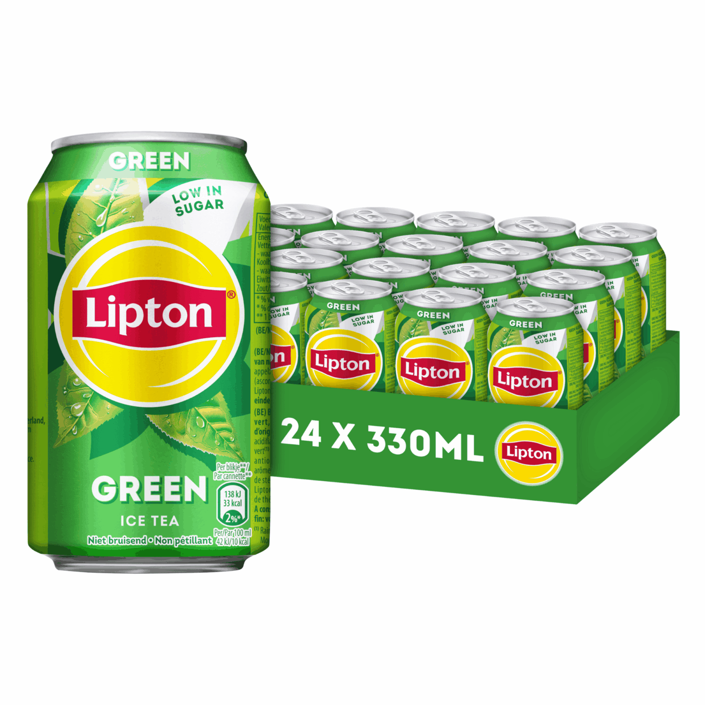 Lipton thé glacé vert pur (24x 33cl)
