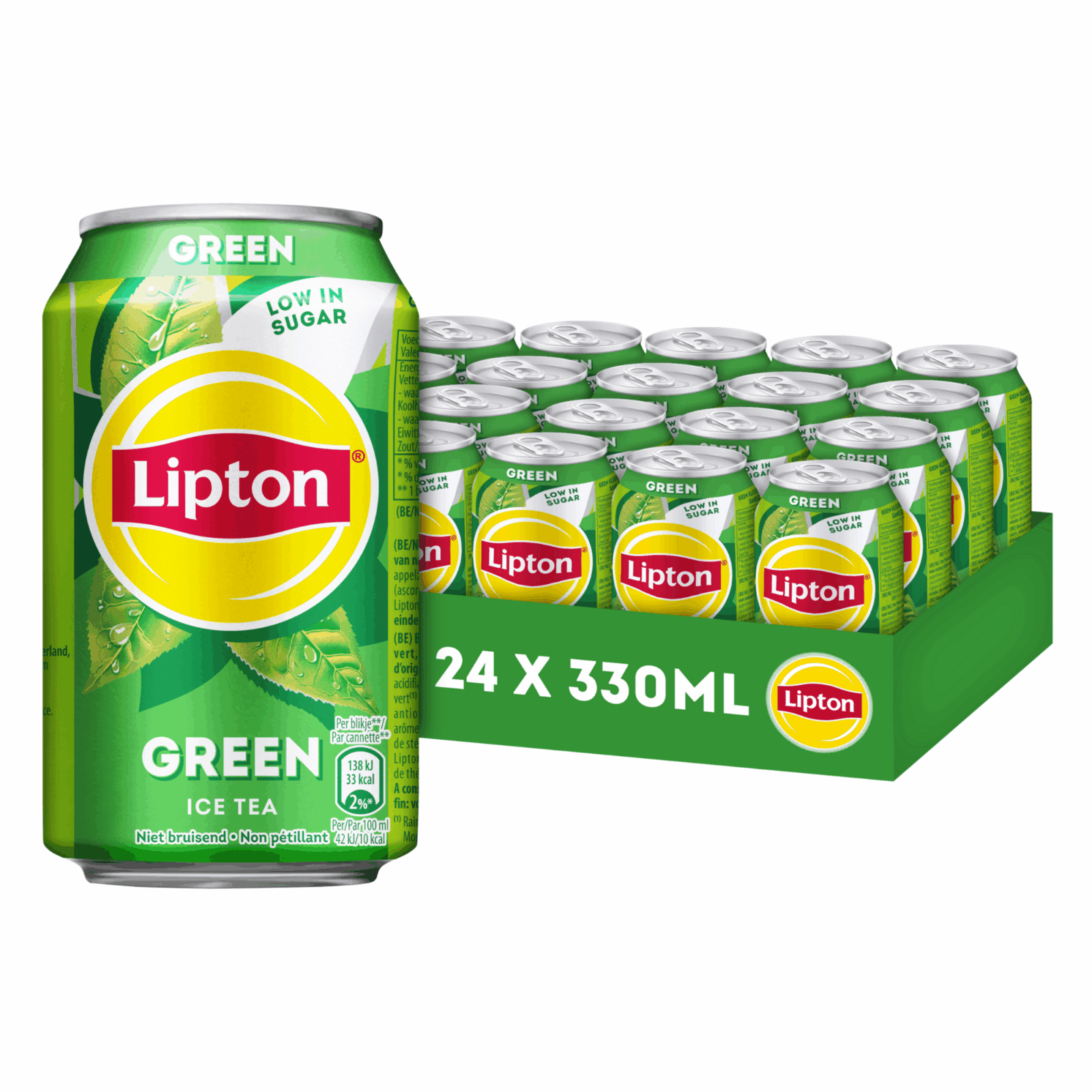 Lipton thé glacé vert pur (24x 33cl)