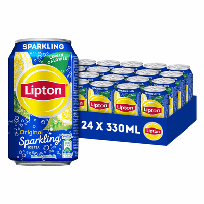 Thé glacé Lipton pétillant (24x 33cl)