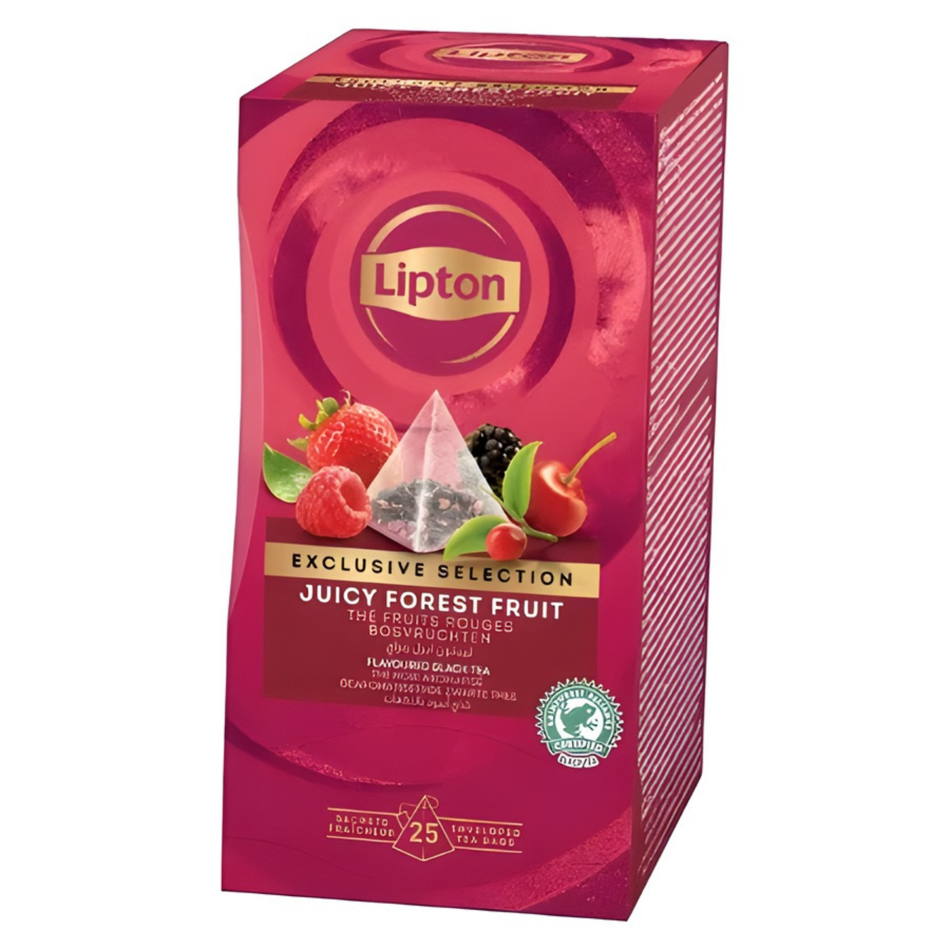 Thé Lipton fruits sélection exclusive (6x25 pièces)