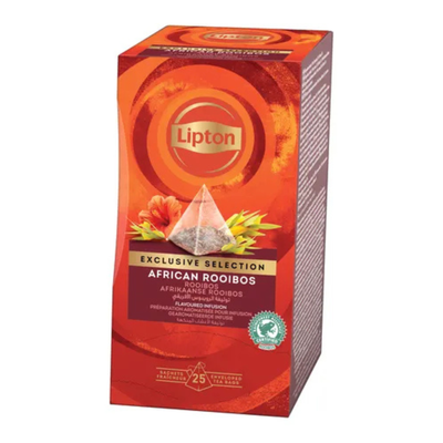 Thé Lipton sélection exclusive rooibos (6x25 pièces)