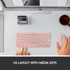 Logitech K380 pour Mac Clavier Bluetooth multi-appareils Roz