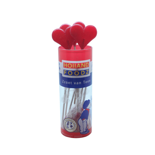 Coeur de vin de sucette Holland foodz (10 pièces)