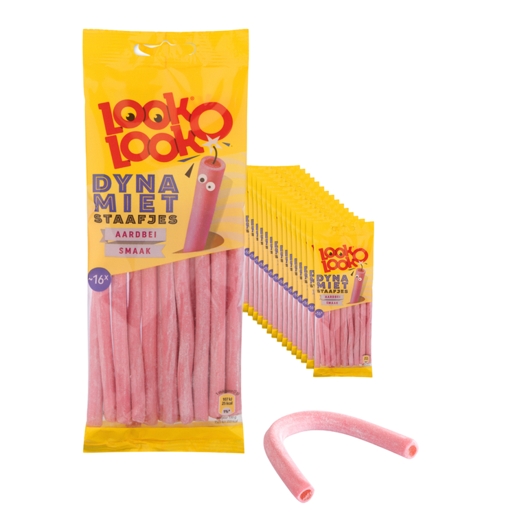 Look o look bâtons de dynamite fraise (15x 110gr)