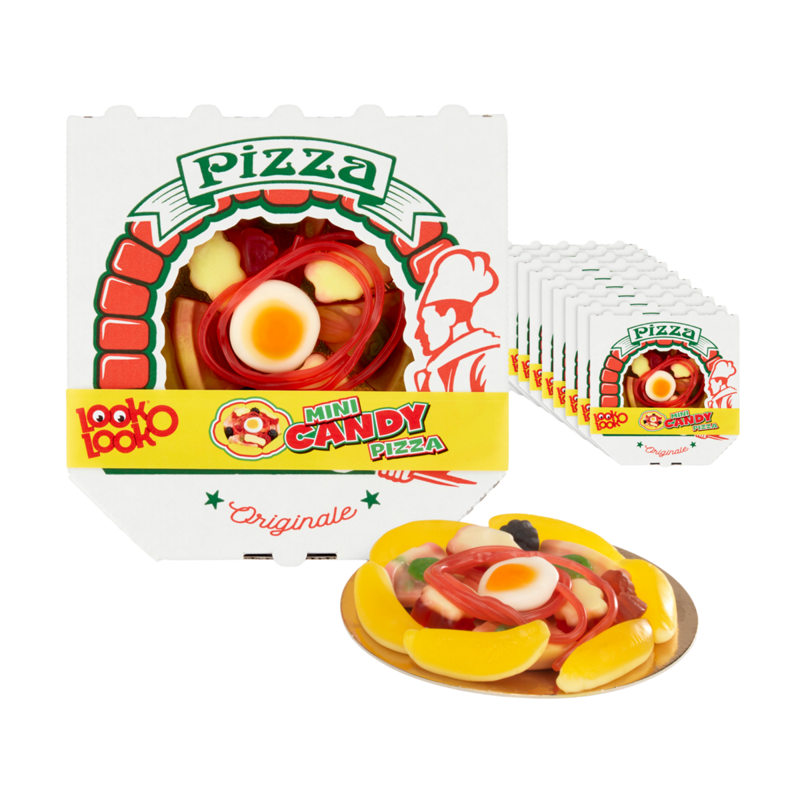 Look o look mini pizza aux bonbons (10x 85gr)