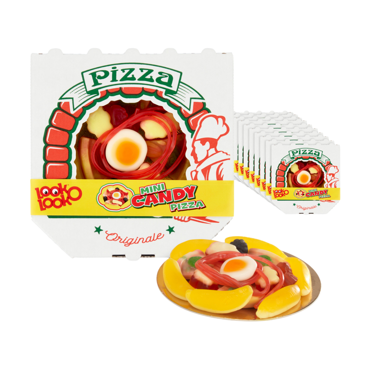 Look o look mini pizza aux bonbons (10x 85gr)