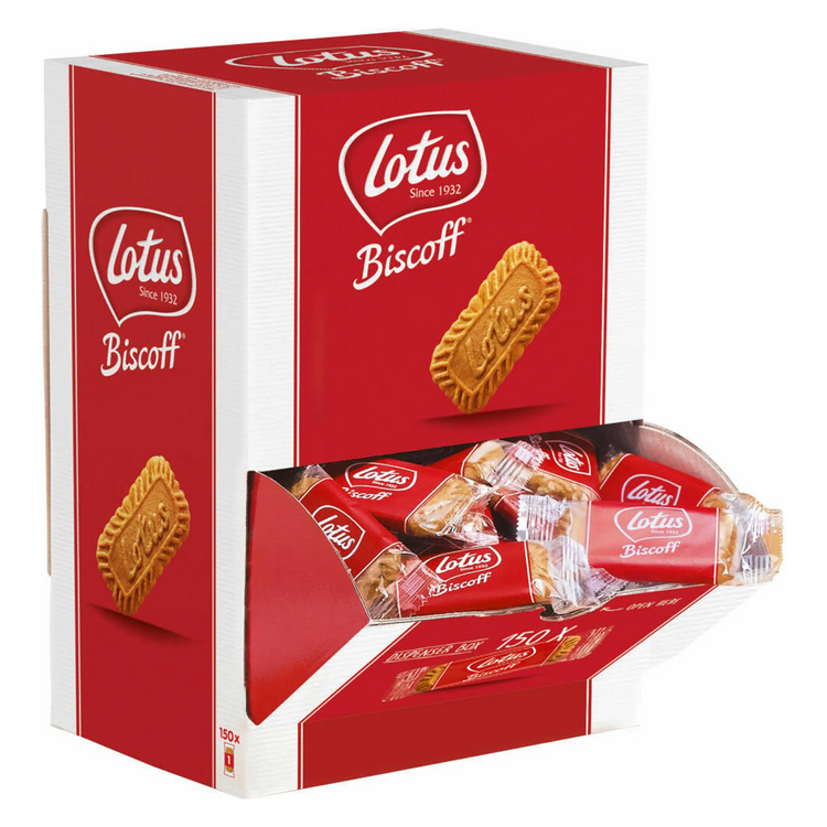Distributeur de biscuits caramélisés Lotus (150 pièces)
