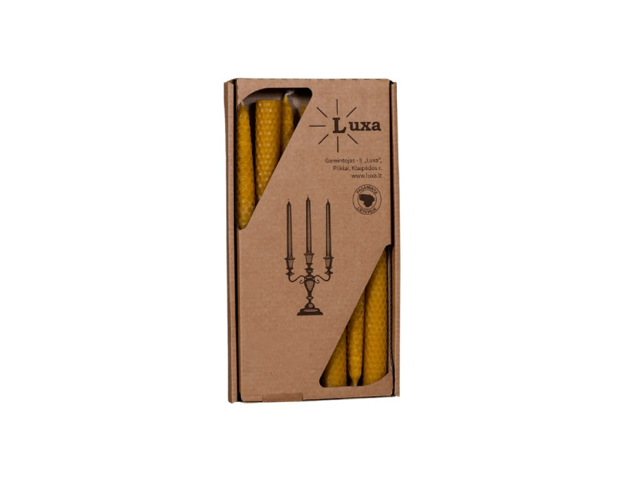 Bougies de luxe à Honinge Look Beeswal Ses 24 cm 7 PCS.