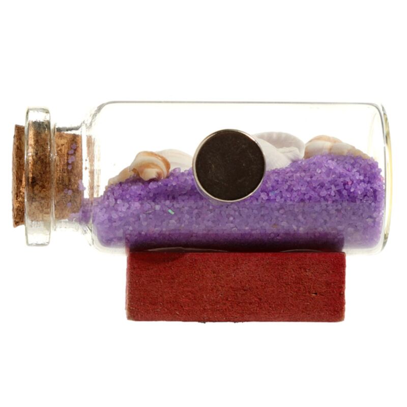 Bouteille de sable colorée
