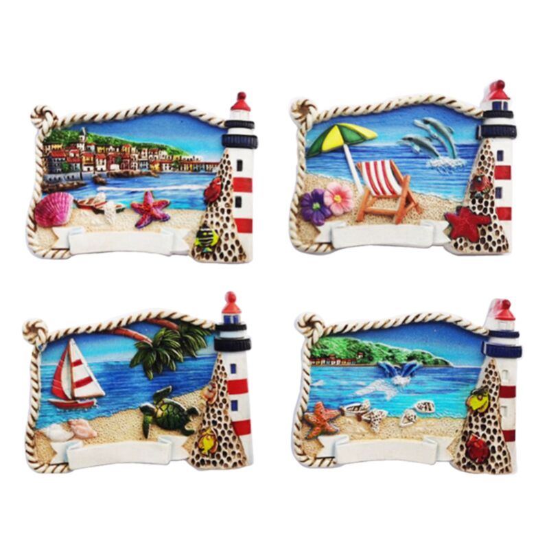Place Lighthouse 3d Sea Beach Souveniture Aimant