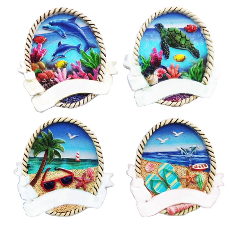 Récif corallien et plage 3d Sea Beach Souvenir