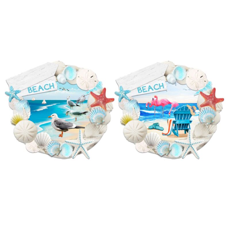 Blue Beach Shels 3d Sea Beach Souvenir