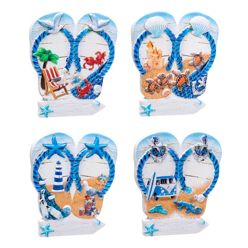 Place Slipper Bord 3d Sea Beach Souveniture Aimant