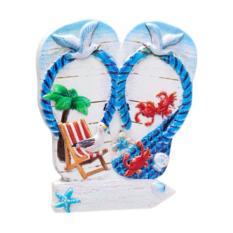 Place Slipper Bord 3d Sea Beach Souveniture Aimant