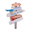 Signes de plage Slogans 3d Sea Beach Souveniture Aimant