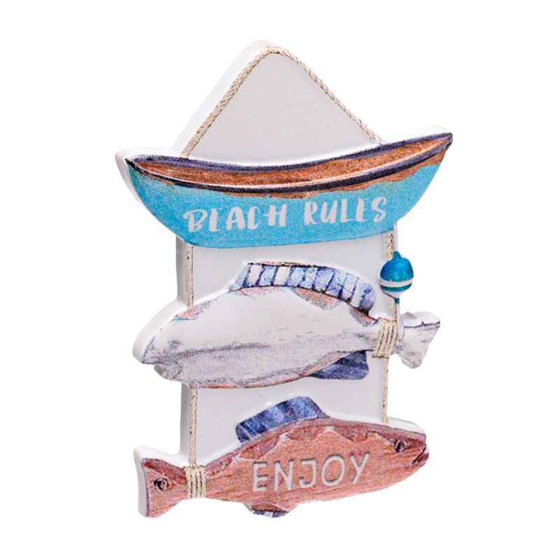 Plaque de poisson 3d Sea Beach Souvenir