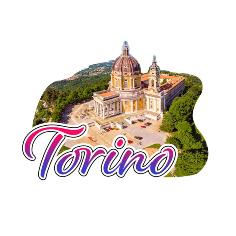 Torino Superga 3d Sea Beach Souveniture Aimant