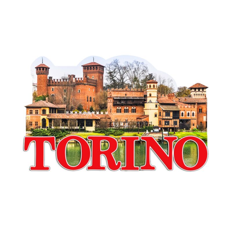 Torino Borgo Medievale 3d Sea Beach Souvenir