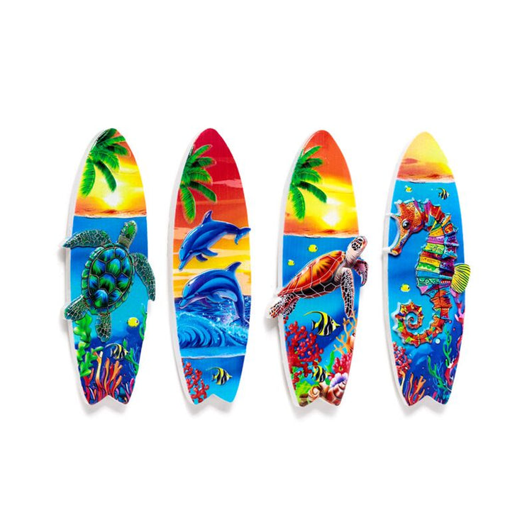 Soupon de mer Souveniture 3D Animant de surf Tropical Zeeleven