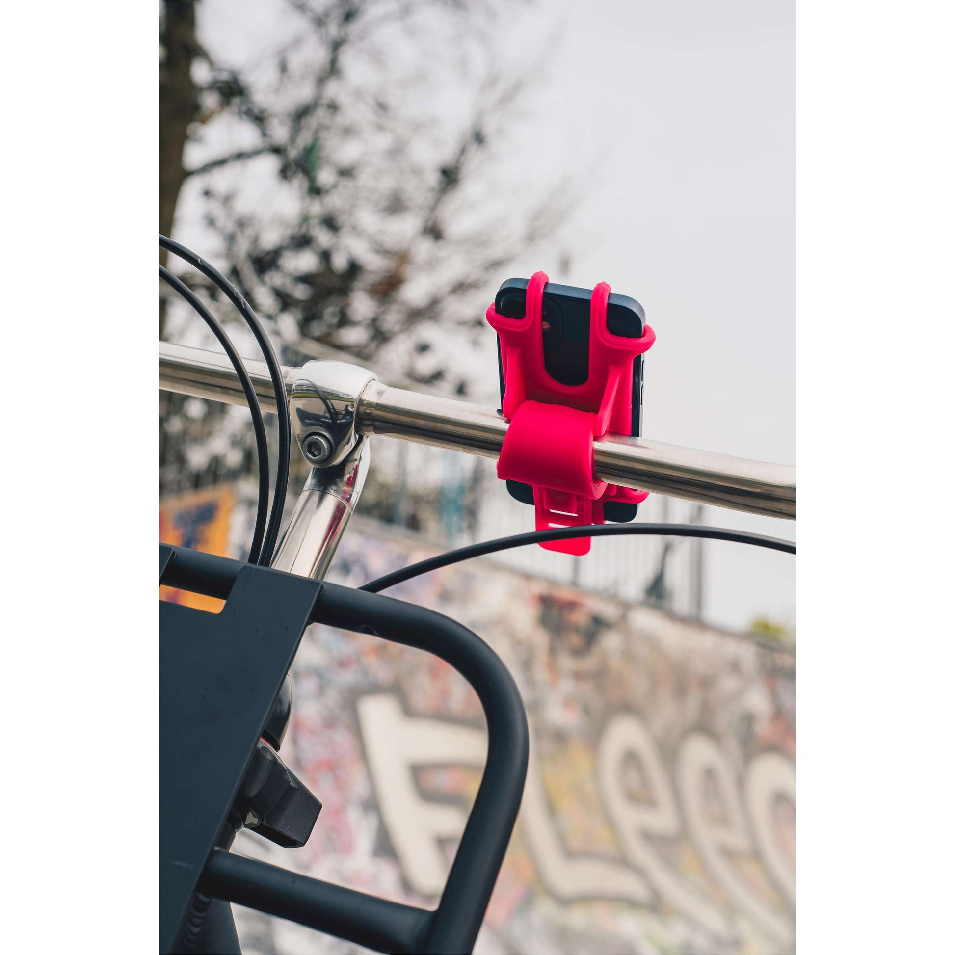 Porte-téléphone celly easybike universel rose