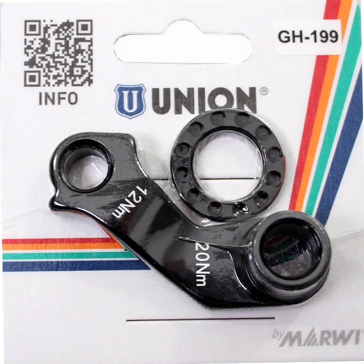 patte de dérailleur GH-199 KTM 60 mm noir