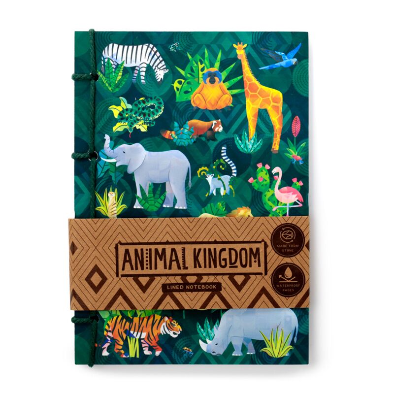 Papier en briques riches en animaux A5 Notebook doublé