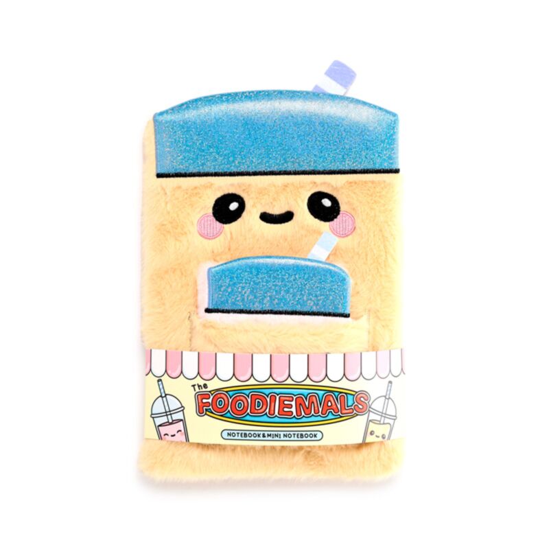Foodiemals Bubble Tea Plux Notebook Pouche