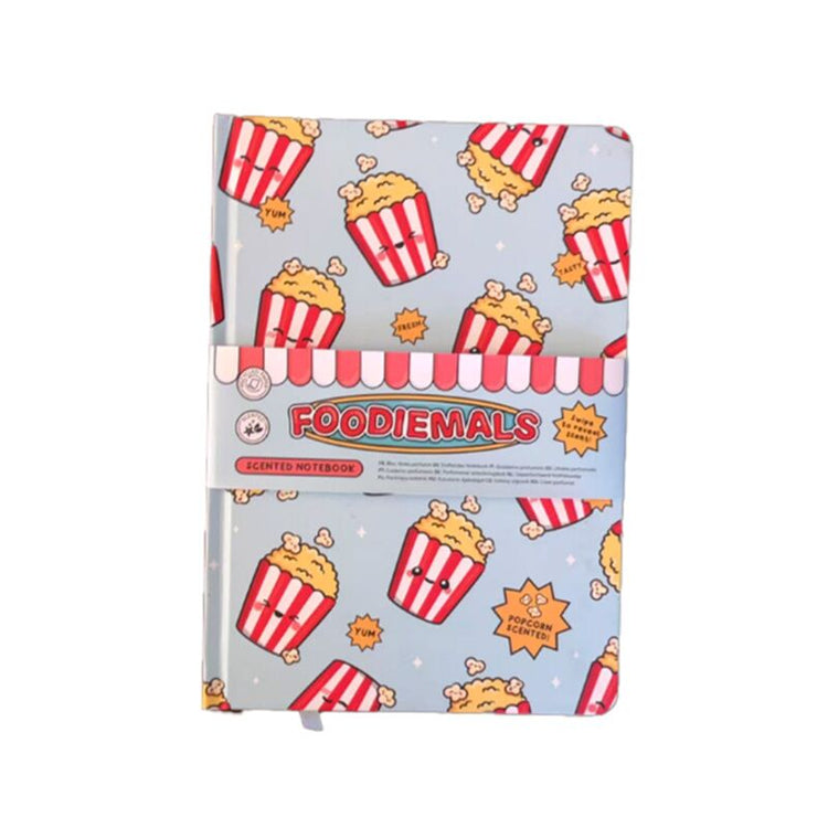 Carnet a5 recyclé aromatisé au pop-corn Foodiemals