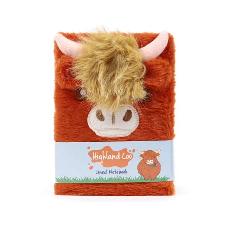 Higland coo moelleux vache carnet a5