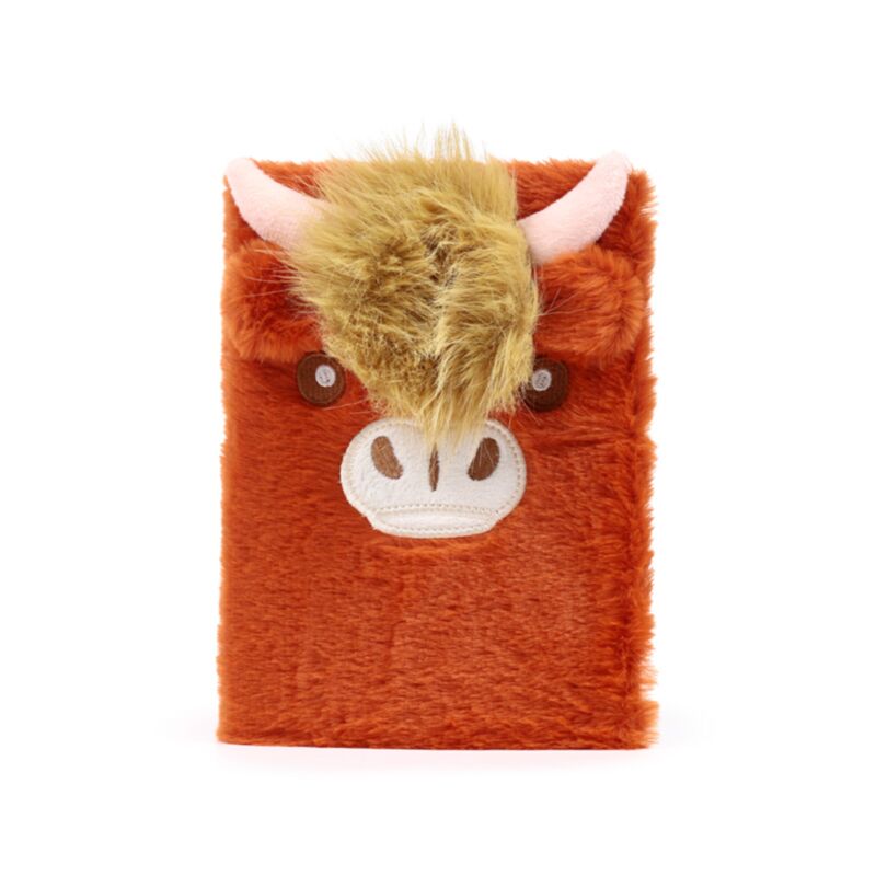 Higland coo moelleux vache carnet a5