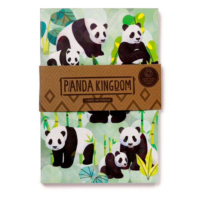 Panda Kingdom Recyclé A5 A5 Branche-note