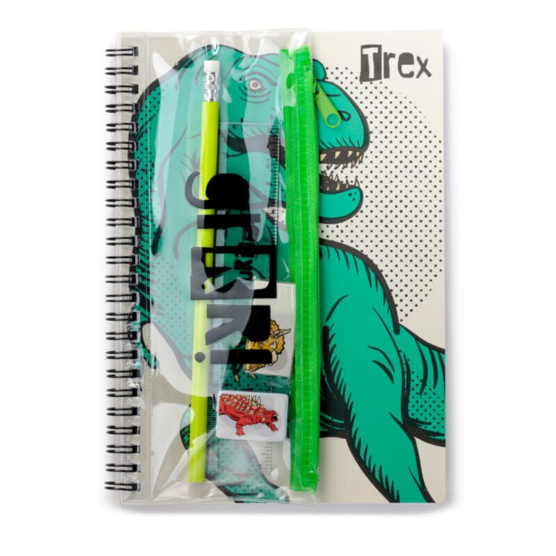 Dinosauria Ring A5 Notebook 6 pièces Écriture