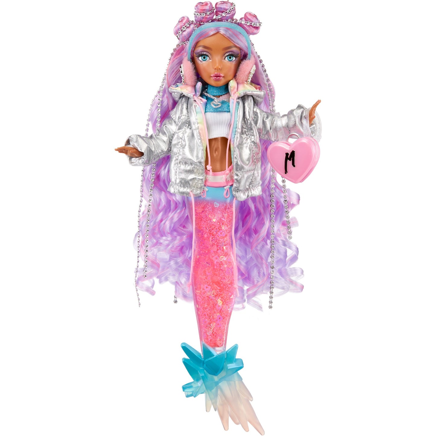MGA Entertainment Mermaz sirène de couleur Changement d'hiver Waves Harmo