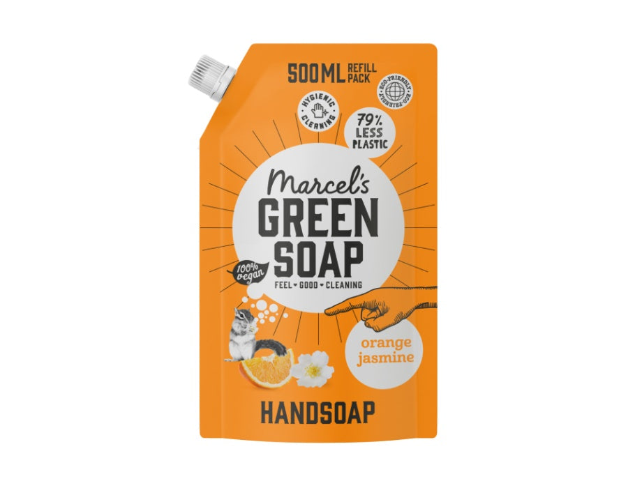 Marcels Green Soap Hand Savap Jasmine 500 ml Navulzak