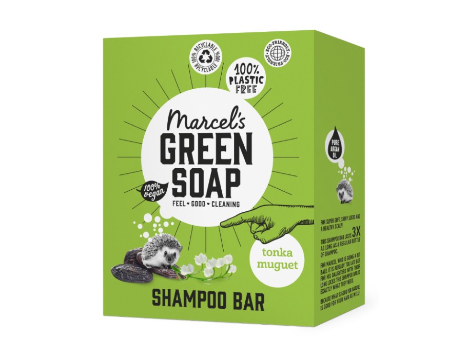 Marcels Green Soap Shampoo Bar Tonka Muguet 90gr