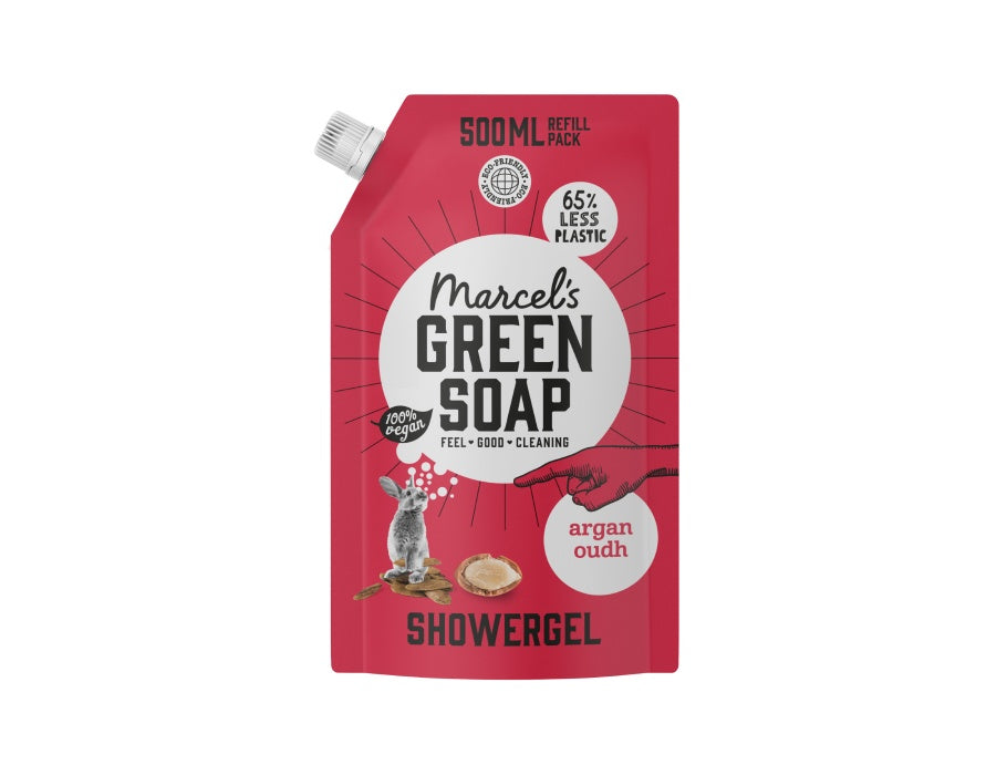 Marcels Green Soap Shower Gel Argan Oudh Navuising 500ml