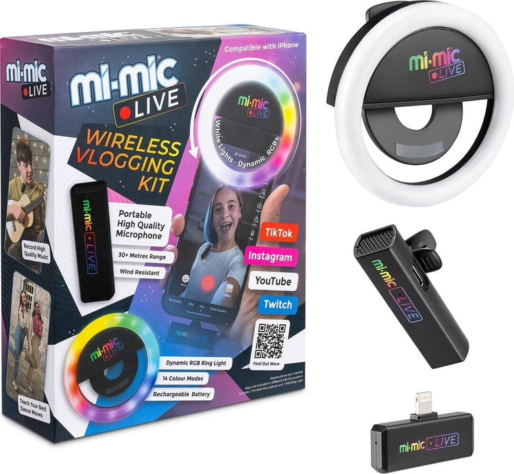 Mi-mic live - kit de vlog : pomme