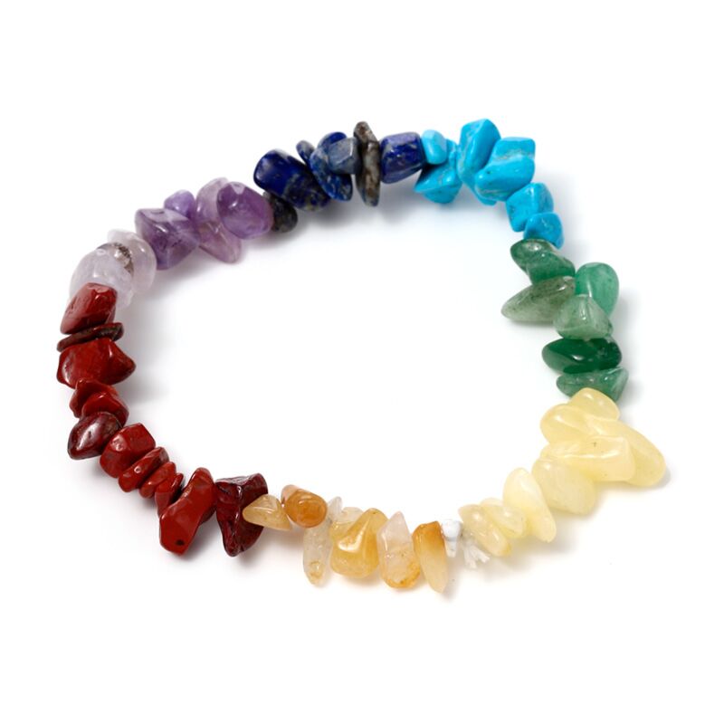 Bracelet de pierre précieuse en pierre du chakra