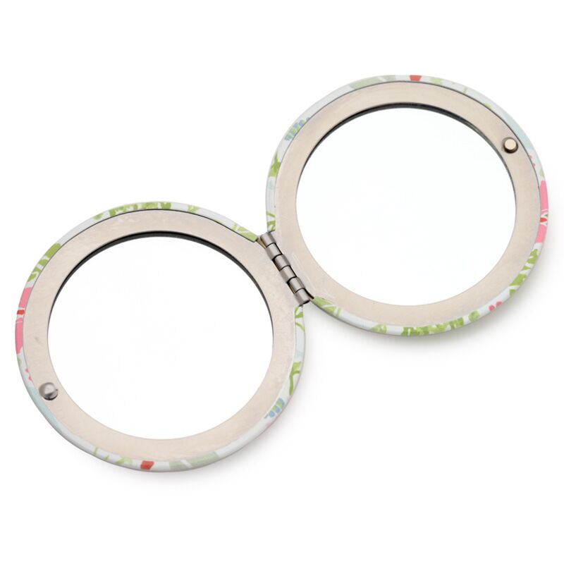 Julie Dodsworth Pink Flora Compact Making Up Mirror