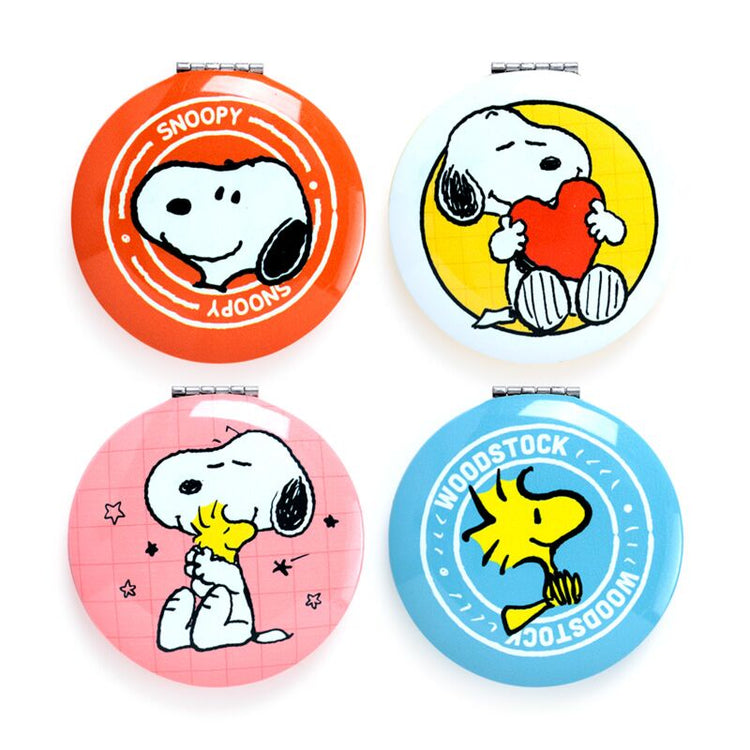 Miroir de maquillage compact Peanuts Snoopy Woodstock -