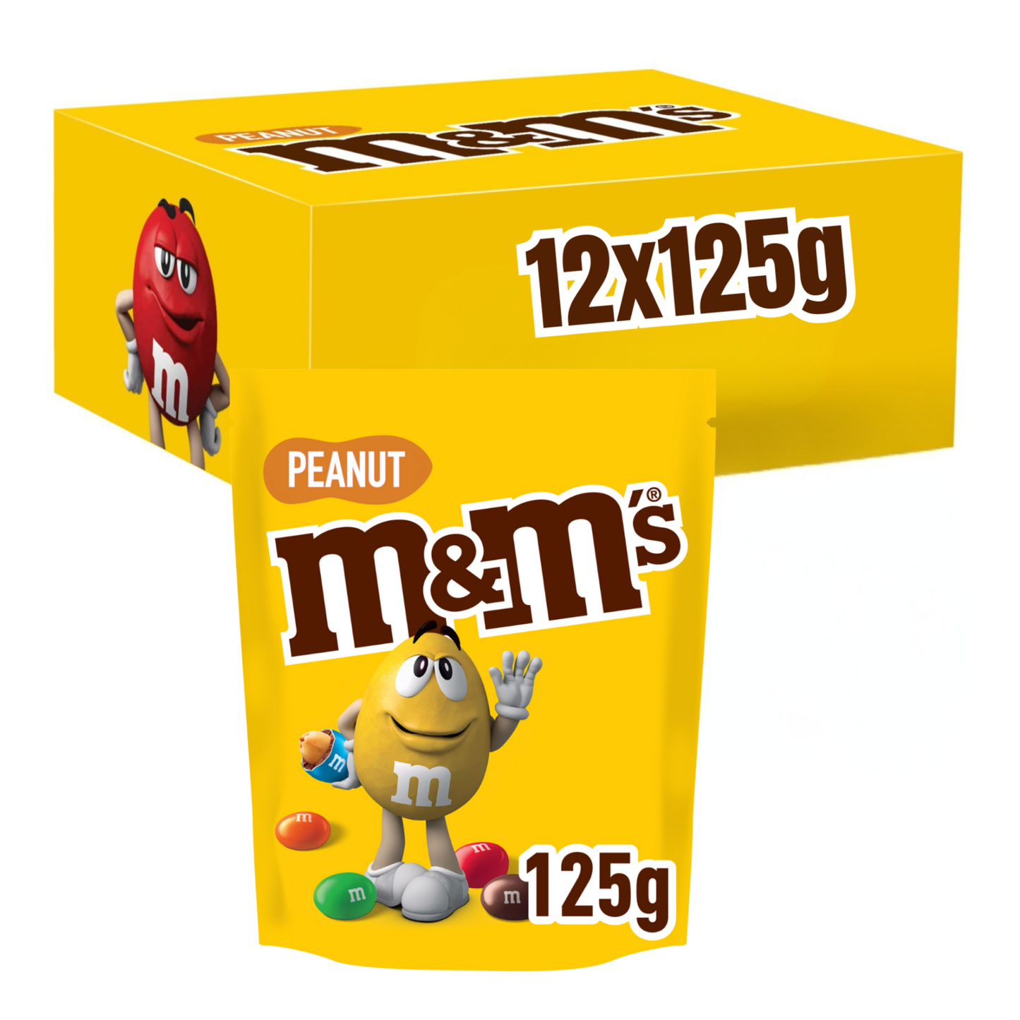 Sachet de cacahuètes Mm's 125 gr.