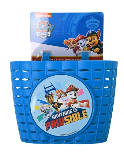 Panier PVC Paw Patrol bleu
