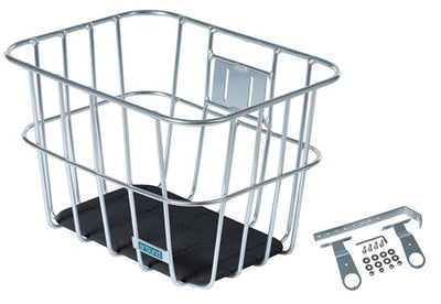Autour du panier alu argent fixe