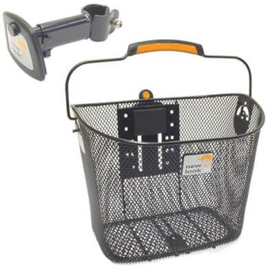 Panier à vélo Toscane Smartlock pour 19 litres noir